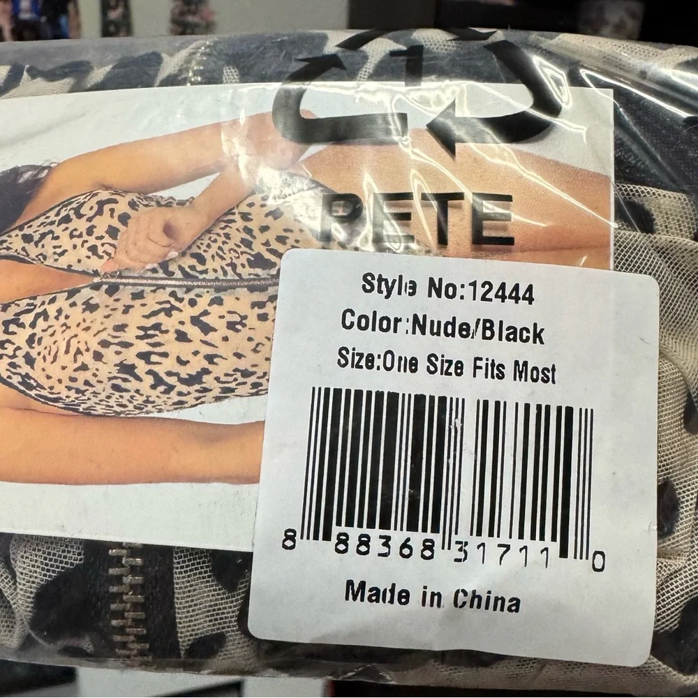 ZIPPED UP CHEETAH TEDDY.Size:O/S. BRAND NEW - Picture 4 of 4